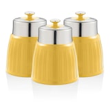 thumbnail of SWAN SWKA1024YELN Retro Set di 3 Barattoli cucina da 1,2 L, Ermetico Té, Spezie, Design Vintage, Giallo