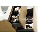 thumbnail of Alpenberger Badmöbel Waschbecken mit Unterschrank | Waschtisch mit Hochschrank und LED Badspiegel | Badezimmermöbel Waschbeckenunterschrank Badschrank