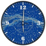 thumbnail of Orologio A Parete Con Ore E Lancette Luminose Blu Ø30 cm