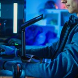 thumbnail of CSL USB Desktop Mikrofon mit Windschutz RMP 800 Tischmikrofon / Standmikrofon