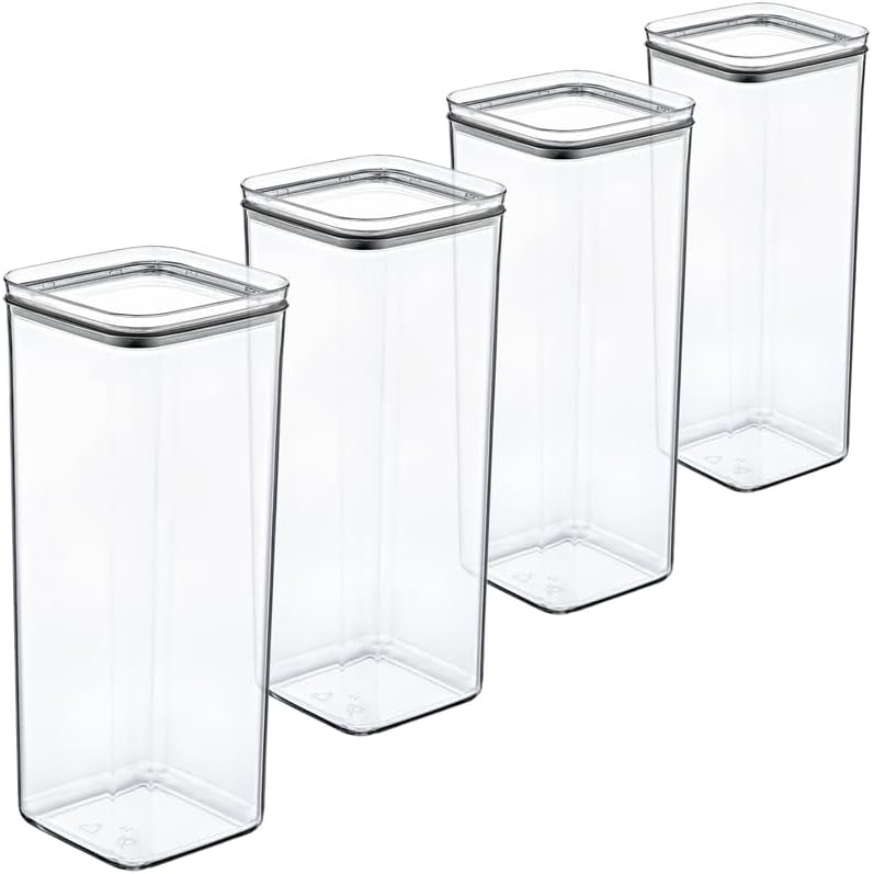 4er Set Vorratsdosen mit Deckel 2 Liter