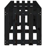 thumbnail of vidaXL Hochbeet Latten-Design Schwarz 200x50x50 cm Massivholz Kiefer