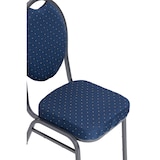 thumbnail of METRO PROFESSIONAL Chaise de banquet empilable, acier/polyester, bleu/argent