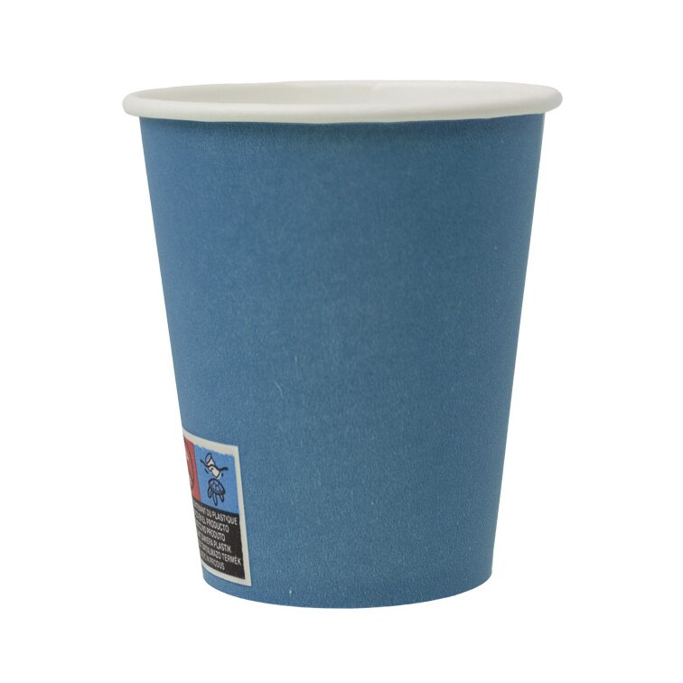 MONOUSO - Pappbecher Blau "Colors" 9Oz/290ml Ø8,0cm (20 Stück)