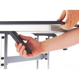 thumbnail of Sieger 5360-20 Gastro-Tisch, Polytec 120  x 80 cm, graphit, Schiefer anthrazit