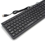 thumbnail of Tastiera Cablata Usb Con Filo Da Scrivania Sottile Slim Ufficio Economica Pc