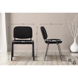 thumbnail of Silla  de Conferencia Ken Negro