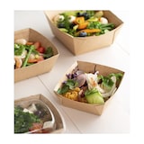 thumbnail of MONOUSO - Kraft Rechthoekige Saladebak 1.000ml 19x16x7cm (300 Stuks)