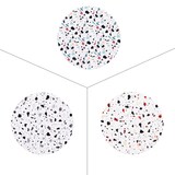 thumbnail of Dessous de plat Terrazzo 20 cm (1 modèle aléatoire  -  Multicolore Rond Céramique Table Passion 20.00x20.00 cm