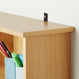 thumbnail of tectake Étagère bibliothèque Stevie 105,5x19x136,5cm - marron hêtre -403621