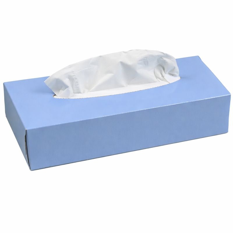 4000x Kosmetiktücher 200 x 208 mm 2-lagig weiß (je 100 Tücher)