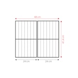 thumbnail of TAINO BLACK 2+1 + draaispit set gasbarbecue met zijbrander gasbarbecue 2 branders mat zwart