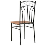 thumbnail of Sillas de comedor 6 unidades MDF marrón