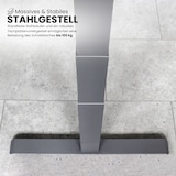 thumbnail of bümö höhenverstellbarer Schreibtisch 160 x 80 cm in Eiche, Gestell graphit - Höhenverstellbar Elektrisch Stehpult mit 3-fach Speicher, Computertisch,