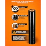 thumbnail of Film Estirable Manual Embalar Industrial, Mudanzas y Envios | Transparente o Negro | 50cm x 200 Metros | Papel Film -