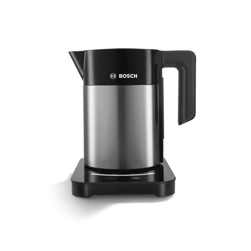 Bosch Haushalt TWK7203 Wasserkocher Edelstahl, Schwarz Fassungsverm?gen: 1.7 l