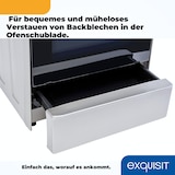 thumbnail of Exquisit ECM 5-4 Elektro-Standherd, Glaskeramik, 46 L Backofenvolume,  Bräterzone