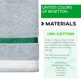 thumbnail of Benetton - Toalha de Lavabo 30x50cm 100% Algodão Cinza com Listras Neutral