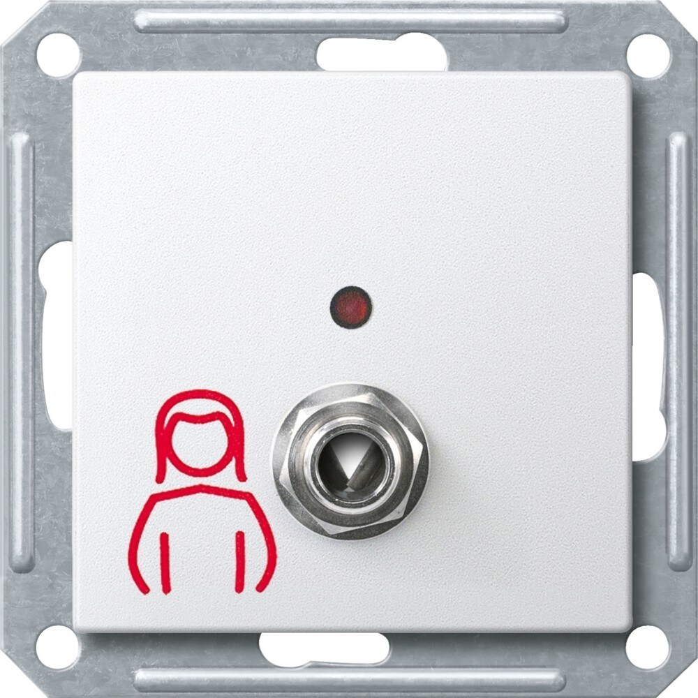 Merten Systemsteckdose pws/gl MEG4846-0319
