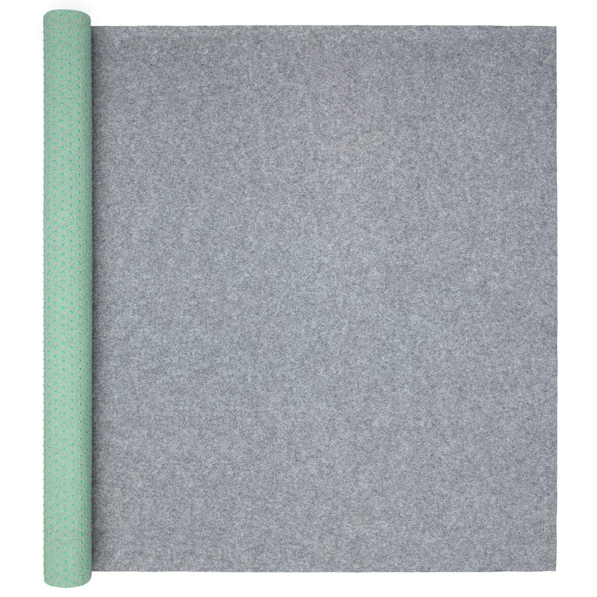 Rasenteppich 67 x 500 cm Grau mit Noppen Kunstrasen Teppich Balkon Terrasse Outdoor