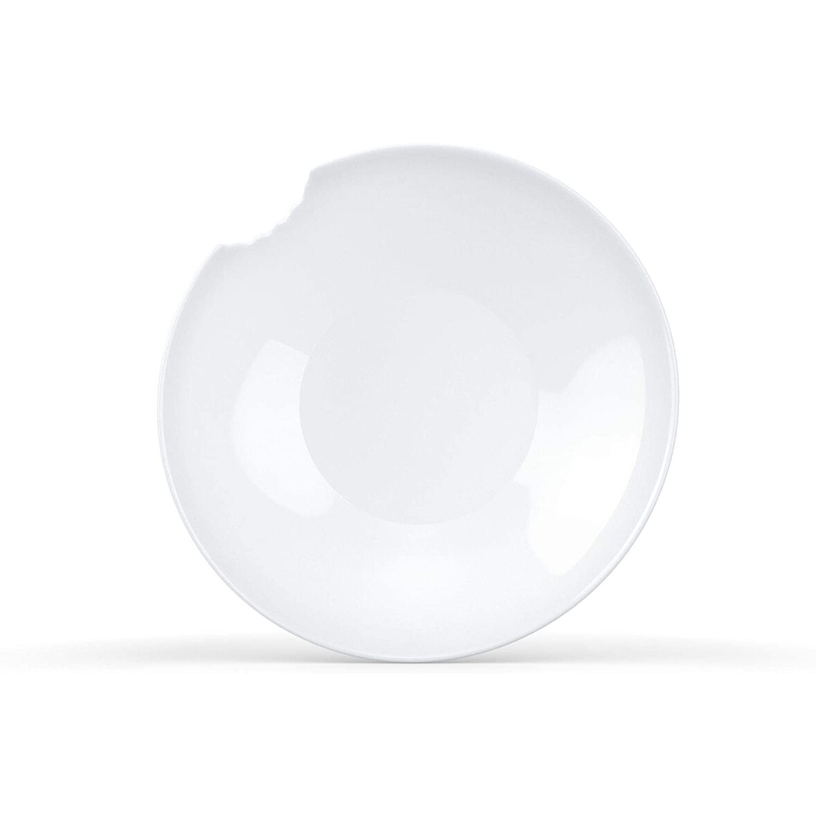 TV Tasse Suppenteller 76 kleiner Teller mit Biss rund 2er Set 18 cm weiß