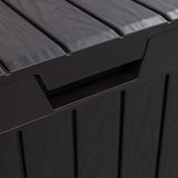 thumbnail of Poubelle de jardin 80 Litres Noire 38 x 38 x H65 cm Couvercle à pression TOOMAX