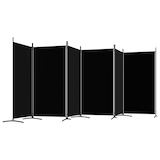 thumbnail of vidaXL 6-tlg. Paravent Schwarz 520x180 cm Stoff