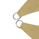 thumbnail of tectake vela ombreggiante triangolare in polietilene, beige - 402602