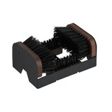 thumbnail of Relaxdays Schuhabstreifer mit Rundum-Bürsten, Fußabtreter Außenbereich, robuste Borsten, Bodenbefestigung, schwarz/braun