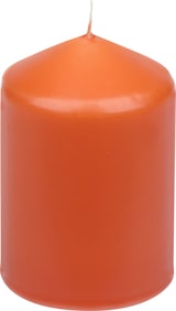 thumbnail of Stumpenkerzen Dunkelorange 100/67 mm, 10 Stück
