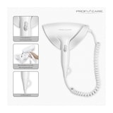thumbnail of Kompakt-Wandhaartrockner 1800W Proficare PC-HT 3044 Weiß