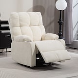 thumbnail of HOMCOM Poltrona Reclinabile 135° con Poggiapiedi Portabicchieri Beige