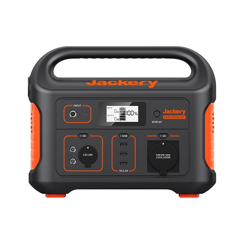 Jackery Explorer 500 - Lithium-Ion (Li-Ion) - 24000 mAh - AC - Solar - 518 Wh - 500 W - DC 12 - AC 230 - USB A 5