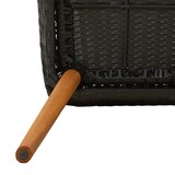 thumbnail of vidaXL 5-teilige Garten Essgruppe Schwarz Poly Rattan