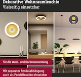 thumbnail of Paulmann LED Deckenleuchte Volea IP44  3000K 1300lm / 0lm 230V 4W / 18,5W dimmbar Schwarz#Gold 71180