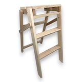 thumbnail of Scaletta sgabello 3 gradini domestico in legno chiudibile salvaspazio Bobby
