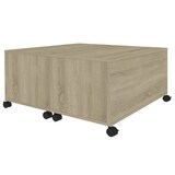 thumbnail of vidaXL Couchtisch Sonoma-Eiche 75x75x38 cm Holzwerkstoff