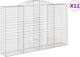 thumbnail of vidaXL Gabionen mit Hochbogen 11 Stk 300x50x180/200cm Verzinktes Eisen