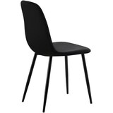 thumbnail of CHEFGASTRO Esszimmerstuhl MARBELLA Samt HxBxT 88x45x54cm Metall Schwarz Küchenstuhl