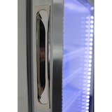 thumbnail of Gastro-Cool Edelstahl Mini-Kühlschrank mit Glastür - LED Innenbeleuchtung / 62l - GCKW65