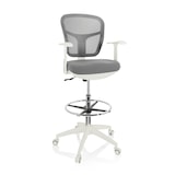 thumbnail of Silla de trabajo TOP WORK 108 W Tejido de malla/Tela gris hjh OFFICE