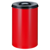 thumbnail of Vlamdovende papierbak 110 ltr - rood, zwart
