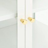 thumbnail of vidaXL Sideboard Weiß 70x35x70 cm Stahl und Glas