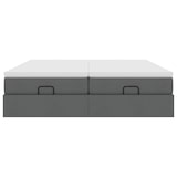 thumbnail of vidaXL Ottoman-Bett mit Matratzen Dunkelgrau 200x200 cm Stoff