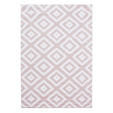 thumbnail of Teppich Kurzflor Geometrisch Modern Waschbar Strapazierfähig Esszimmer Flur OEKO-TEX Pink 240x340 cm Gekettelt – INN von Kadima Design