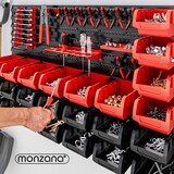 thumbnail of Deuba Wandregal mit Stapelboxen und Werkzeughalter Werkstattregal 86tlg 2 Stück