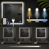 thumbnail of Espejo de Baño Jaffrey con Bluetooth 80x80 cm