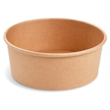 thumbnail of 500x Salatschalen Feinkostschalen braun Ø150mm aus Pappe PE-beschichtet 750ml