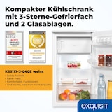 thumbnail of Exquisit Kühlschrank KS5117-3-040E weiss | 81 l Nutzinhalt | Weiß