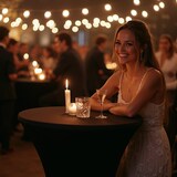 thumbnail of DETEX® Stehtischhusse Schwarz 60-65cm Verstärkter Fußbereich 30°C Waschbar Stehtisch Hussen Stretch Tisch Überzug Party